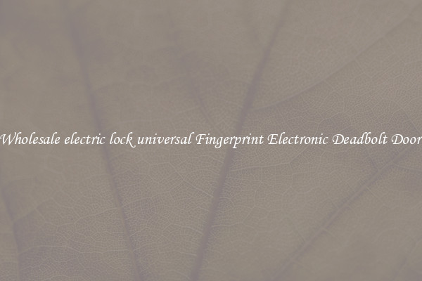 Wholesale electric lock universal Fingerprint Electronic Deadbolt Door 