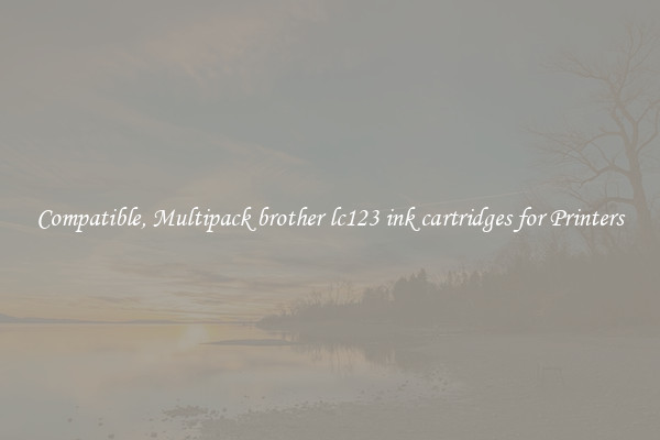 Compatible, Multipack brother lc123 ink cartridges for Printers