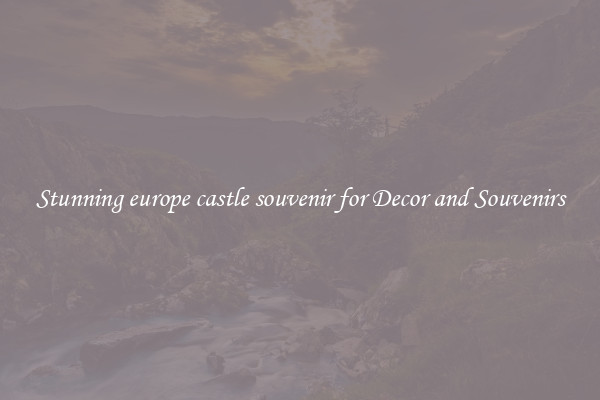 Stunning europe castle souvenir for Decor and Souvenirs