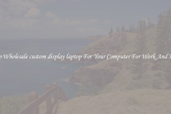 Crisp Wholesale custom display laptop For Your Computer For Work And Home
