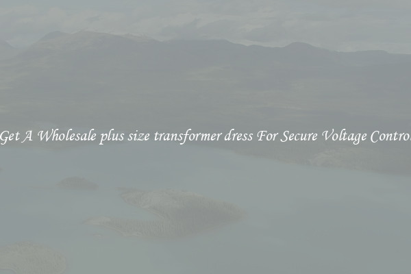 Get A Wholesale plus size transformer dress For Secure Voltage Control