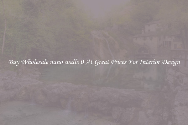 Buy Wholesale nano walls 0 At Great Prices For Interior Design