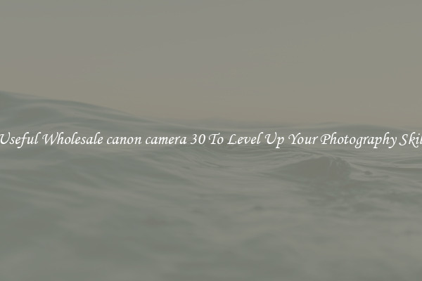 Useful Wholesale canon camera 30 To Level Up Your Photography Skill